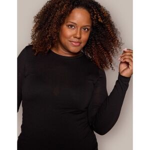 Numi The Wool Longsleeve Crew Black Large New With Tags